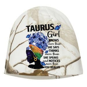 Taurus Queen Sweet As Candy Birthday Gift For Black Women Kati - Camo Knit Beanie