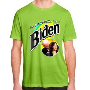 The Quicker Sniffer Upper Anti Biden Pro Trump Tee Adult ChromaSoft Performance T-Shirt