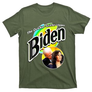 The Quicker Sniffer Upper Anti Biden Pro Trump Tee T-Shirt