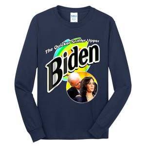 The Quicker Sniffer Upper Anti Biden Pro Trump Tee Tall Long Sleeve T-Shirt