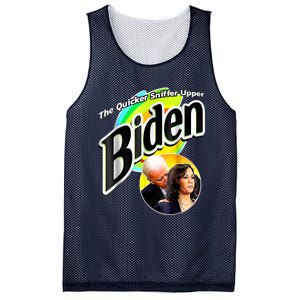 The Quicker Sniffer Upper Anti Biden Pro Trump Tee Mesh Reversible Basketball Jersey Tank