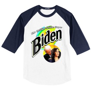 The Quicker Sniffer Upper Anti Biden Pro Trump Tee Baseball Sleeve Shirt