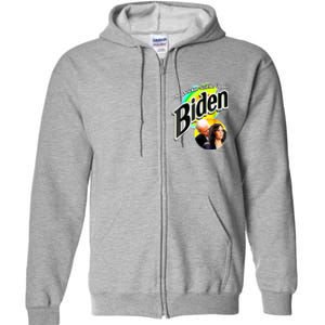 The Quicker Sniffer Upper Anti Biden Pro Trump Tee Full Zip Hoodie