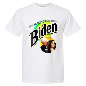 The Quicker Sniffer Upper Anti Biden Pro Trump Tee Garment-Dyed Heavyweight T-Shirt