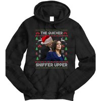 The Quicker Sniffer Upper Anti Biden Ugly Christmas Sweater Sweatshirt Tie Dye Hoodie