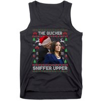 The Quicker Sniffer Upper Anti Biden Ugly Christmas Sweater Sweatshirt Tank Top