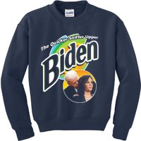 The Quicker Sniffer Upper Biden & Kamala Harris Kids Sweatshirt