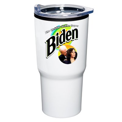 The Quicker Sniffer Upper Cute Gift Anti Biden Cute Gift Pro Trump Funny Great G Tumbler