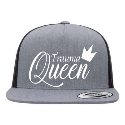 Trauma Queen Flat Bill Trucker Hat