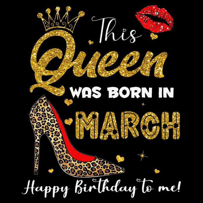 This Queen Was Born In March Happy Birthday To Me Wo 16 in Basic Backpack