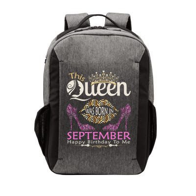 This QUEEN Was Born In September Queens Happy Birthday Vector Backpack