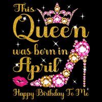 This Queen Was Born In April High Heel Happy Birthday Queen Impact Tech Backpack