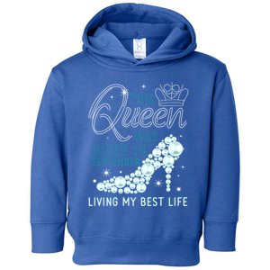 This Queen Was Born In September Funny September Bday Gift Toddler Hoodie