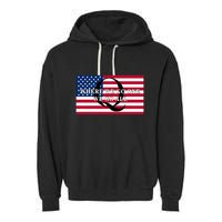 Trump Qanon Where We Go One We Go All Garment-Dyed Fleece Hoodie