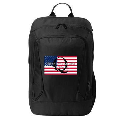 Trump Qanon Where We Go One We Go All City Backpack