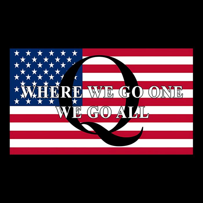 Trump Qanon Where We Go One We Go All Backpack