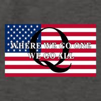 Trump Qanon Where We Go One We Go All Vector Backpack