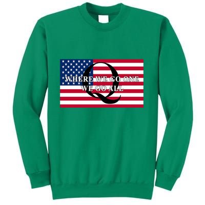 Trump Qanon Where We Go One We Go All Sweatshirt