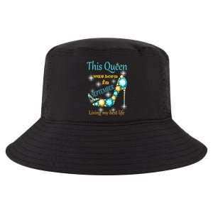 This Queen Was Born In September Gift Funny Gift Cool Comfort Performance Bucket Hat