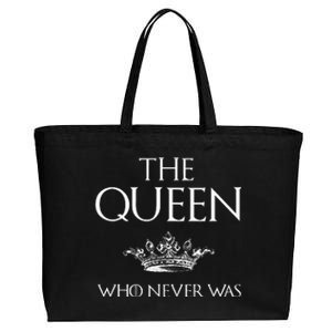 The Queen Who Never Was Cotton Canvas Jumbo Tote