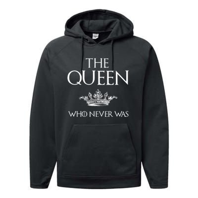 The Queen Who Never Was Performance Fleece Hoodie