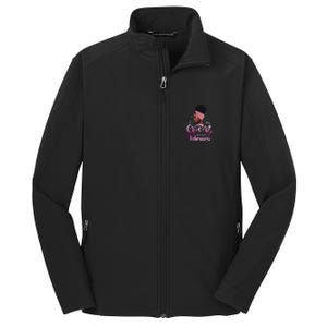 This Queen Was Born In February Black Queen Birthday Core Soft Shell Jacket