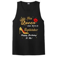 This Queen Was Born In September Happy Birthday To Me PosiCharge Competitor Tank