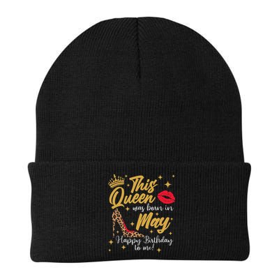 This Queen Was Born In May Happy Birthday To Me Beanie