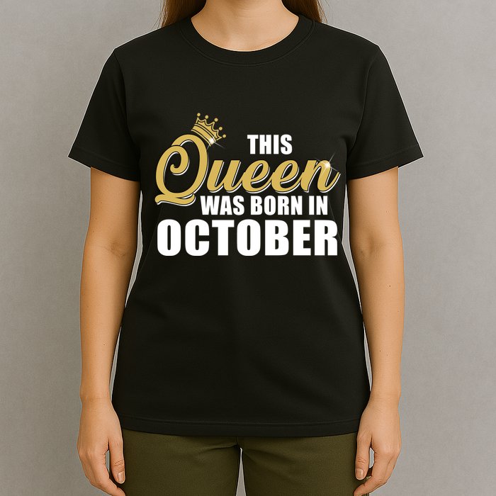 This Queen Was Born In October T-Shirt