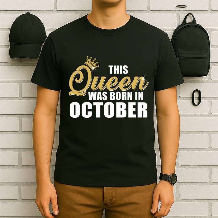This Queen Was Born In October T-Shirt