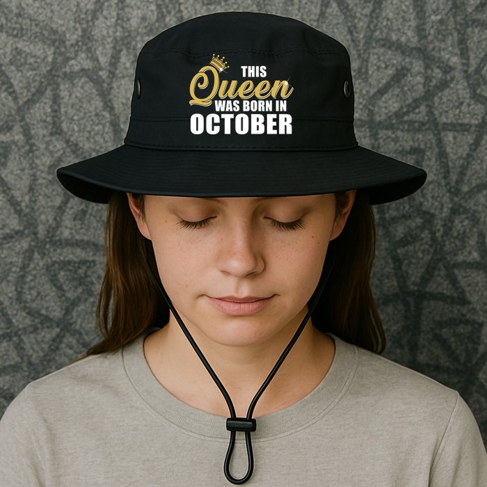 This Queen Was Born In October Bucket Hat
