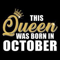This Queen Was Born In October 16 in Basic Backpack