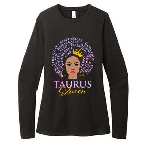 Taurus Queen Zodiac Sign Astrology Astrologer Horoscope Gift Womens CVC Long Sleeve Shirt