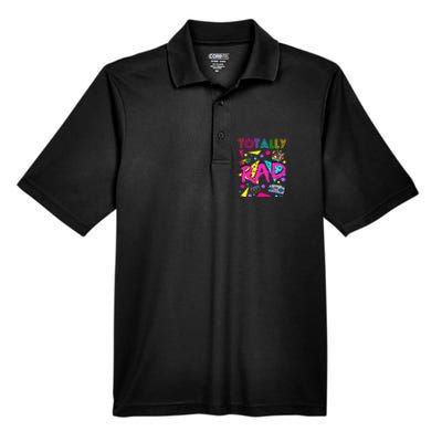 Totally Rad 1980s Vintage Eighties Party Men's Origin Performance Piqué Polo