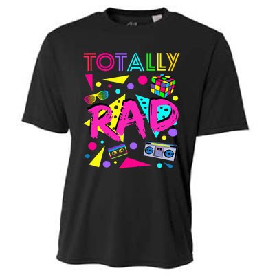 Totally Rad 1980s Vintage Eighties Party Cooling Performance Crew T-Shirt