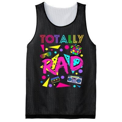 Totally Rad 1980s Vintage Eighties Party Mesh Reversible Basketball Jersey Tank