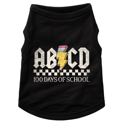Teachers Rock 100 Days Of School Abcd 100th Day Doggie Tank