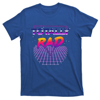 Totally Rad 1980s Halloween Costume 80s Grid Outer Space T-Shirt