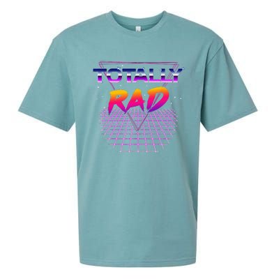 Totally Rad 1980s Halloween Costume 80s Grid Outer Space Sueded Cloud Jersey T-Shirt