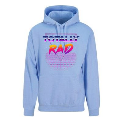 Totally Rad 1980s Halloween Costume 80s Grid Outer Space Unisex Surf Hoodie