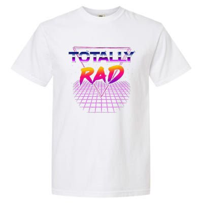 Totally Rad 1980s Halloween Costume 80s Grid Outer Space Garment-Dyed Heavyweight T-Shirt