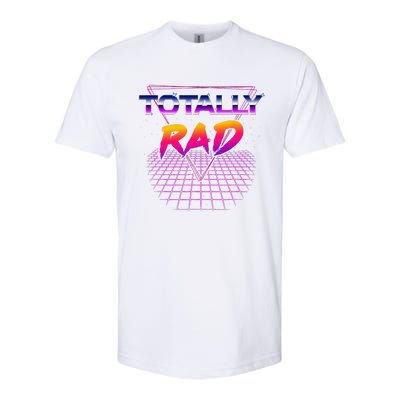 Totally Rad 1980s Halloween Costume 80s Grid Outer Space Softstyle CVC T-Shirt