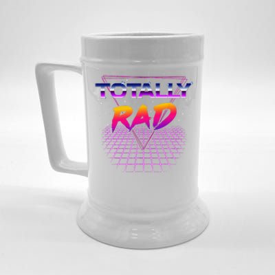 Totally Rad 1980s Halloween Costume 80s Grid Outer Space Beer Stein