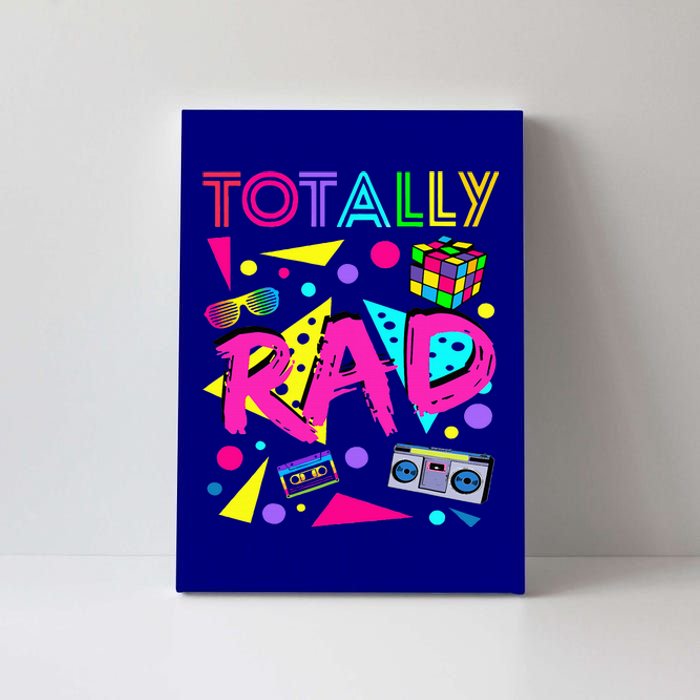 Totally Rad 1980s Vintage Eighties Costume Party Canvas