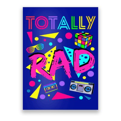 Totally Rad 1980s Vintage Eighties Costume Party Poster