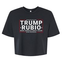 Trump Rubio 2024 Make America Great Again Bella+Canvas Jersey Crop Tee