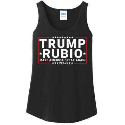 Trump Rubio 2024 Make America Great Again Ladies Essential Tank