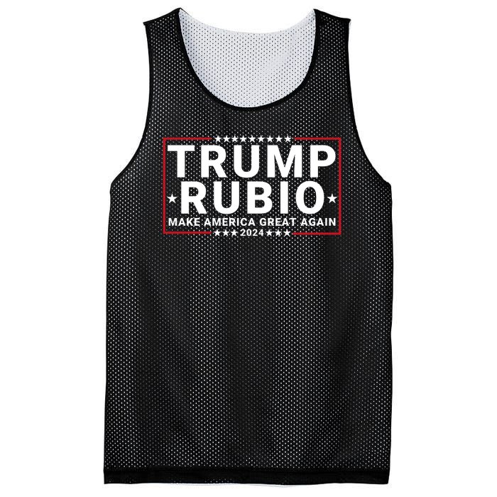 Trump Rubio 2024 Make America Great Again Mesh Reversible Basketball Jersey Tank