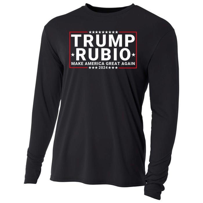 Trump Rubio 2024 Make America Great Again Cooling Performance Long Sleeve Crew