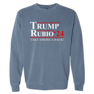 Trump Rubio 2024 Vice President Trump Vp Trump 2024 Election Garment-Dyed Sweatshirt